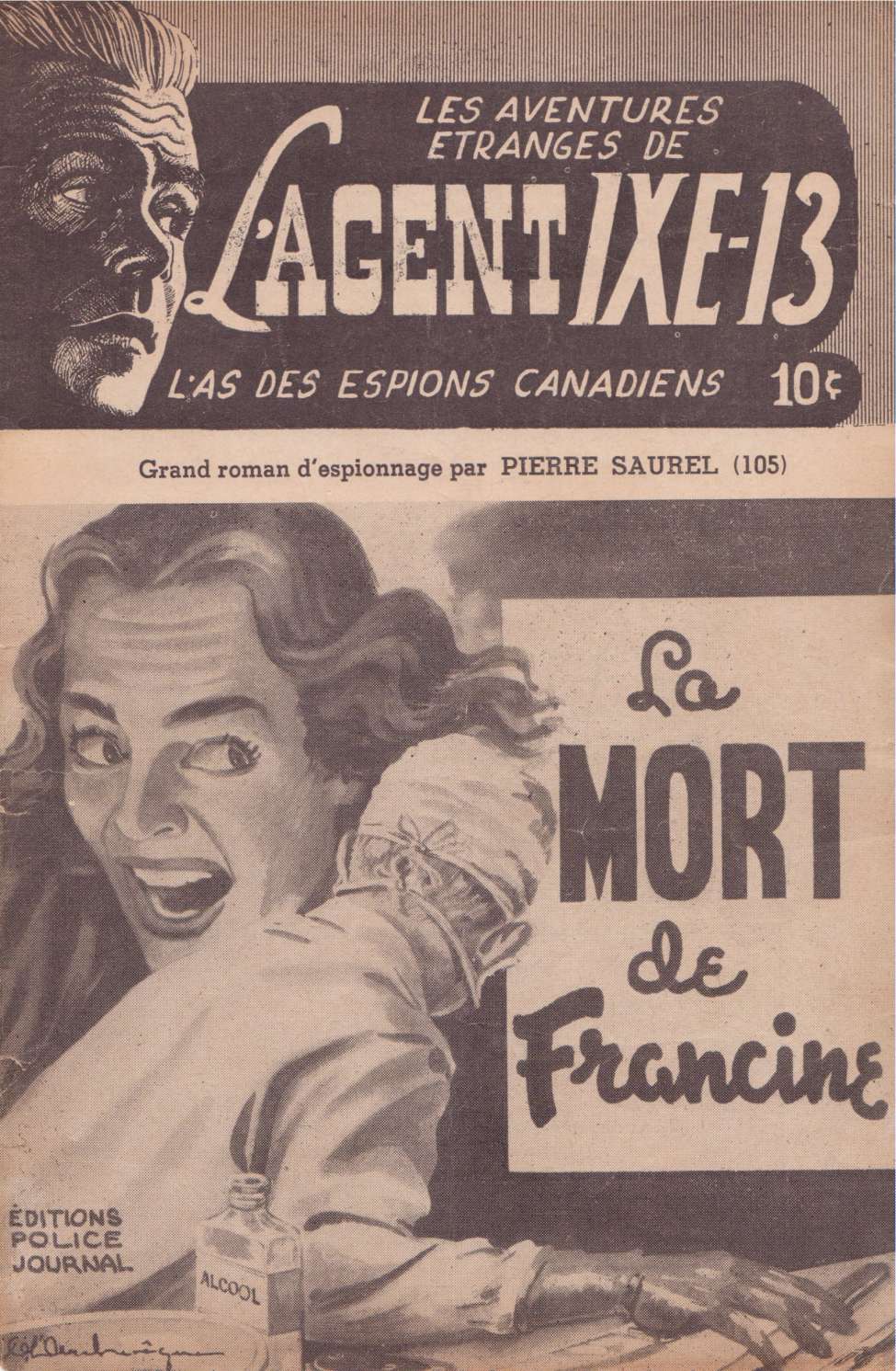 Comic Book Cover For L'Agent IXE-13 v2 105 - La mort de Francine