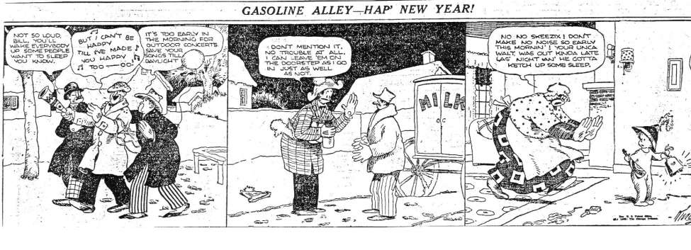 Comic Book Cover For Gasoline Alley 1925