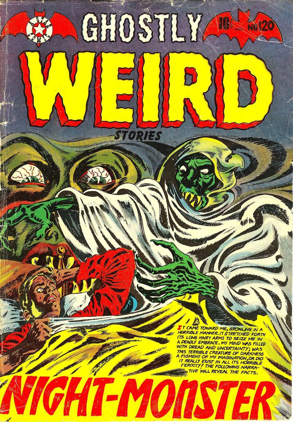 Comic Book Cover For Ghostly Weird Stories 120