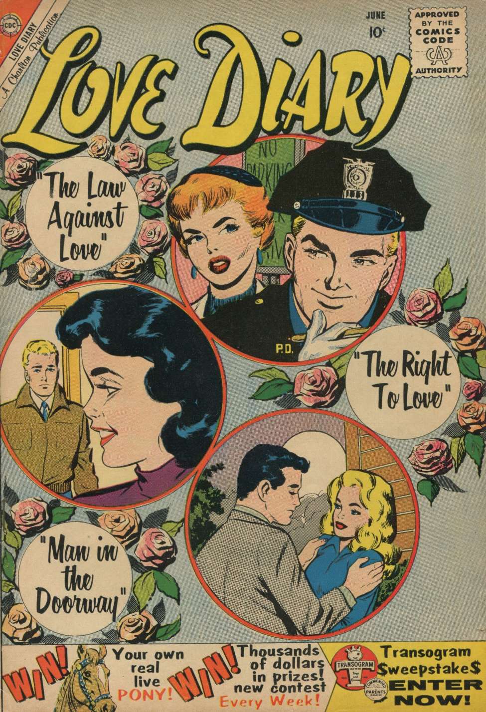 Comic Book Cover For Love Diary 10