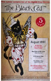 Large Thumbnail For The Black Cat v2 11 - Her Bare Foot - William C. Hudson