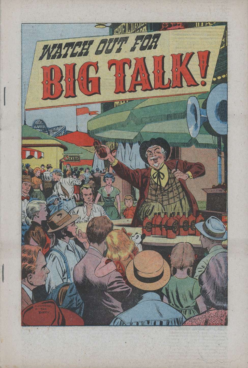 Comic Book Cover For Watch Out For Big Talk