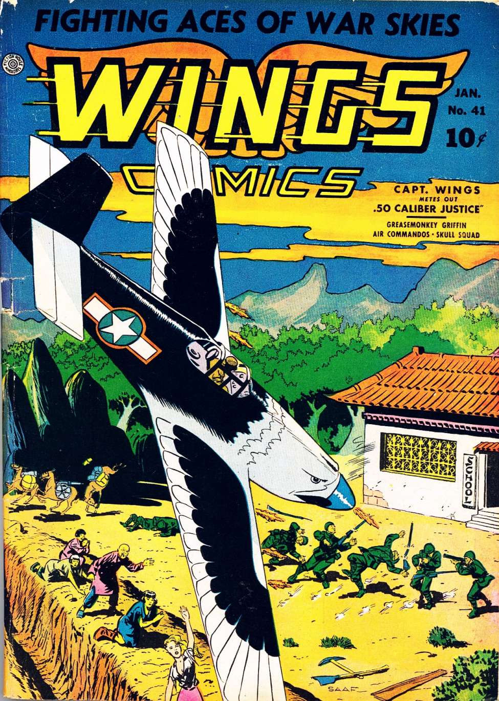 Comic Book Cover For Wings Comics 41