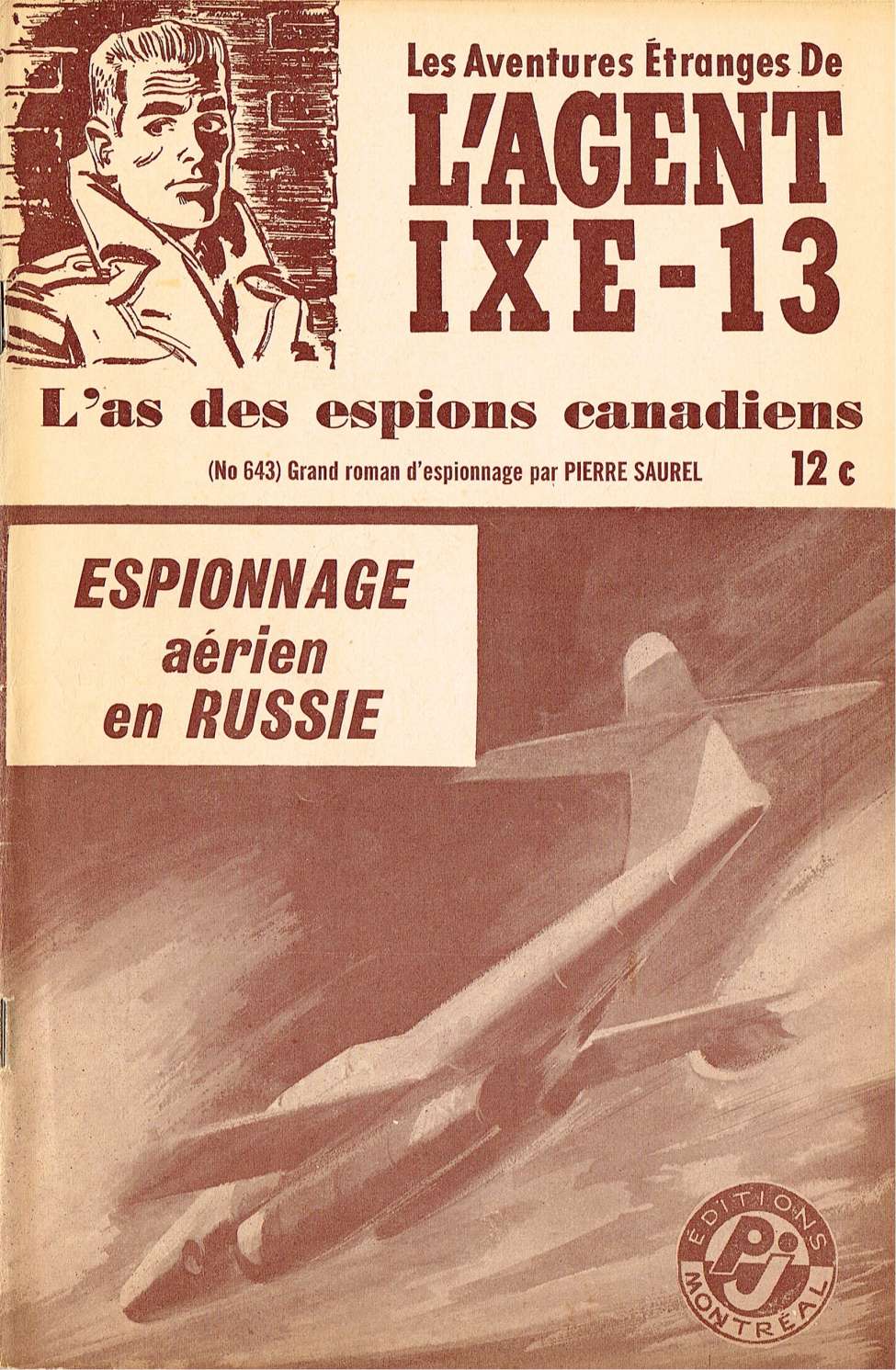 Book Cover For L'Agent IXE-13 v2 643 - Espionnage aérien en Russie