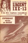 Cover For L'Agent IXE-13 v2 643 - Espionnage aérien en Russie