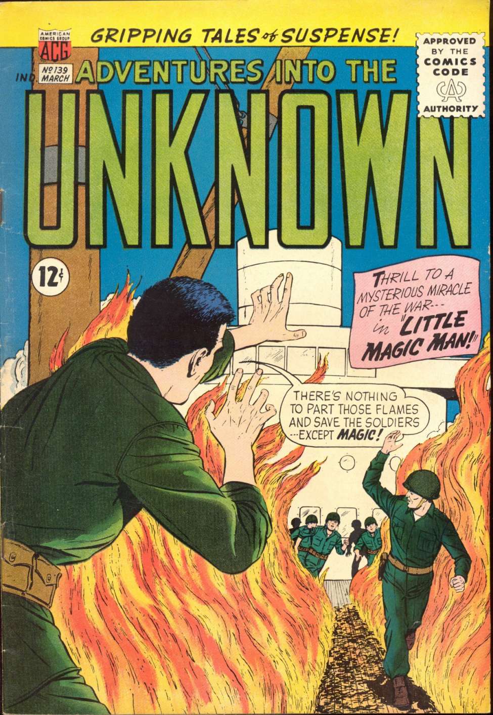 Comic Book Cover For Adventures into the Unknown 139