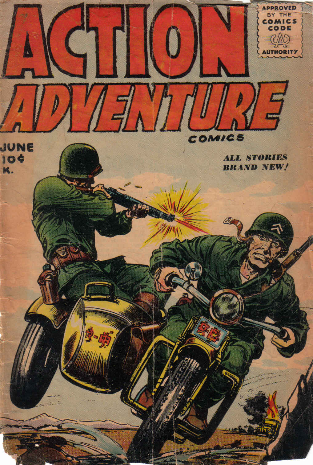 Comic Book Cover For Action Adventure Comics 2 - Version 1