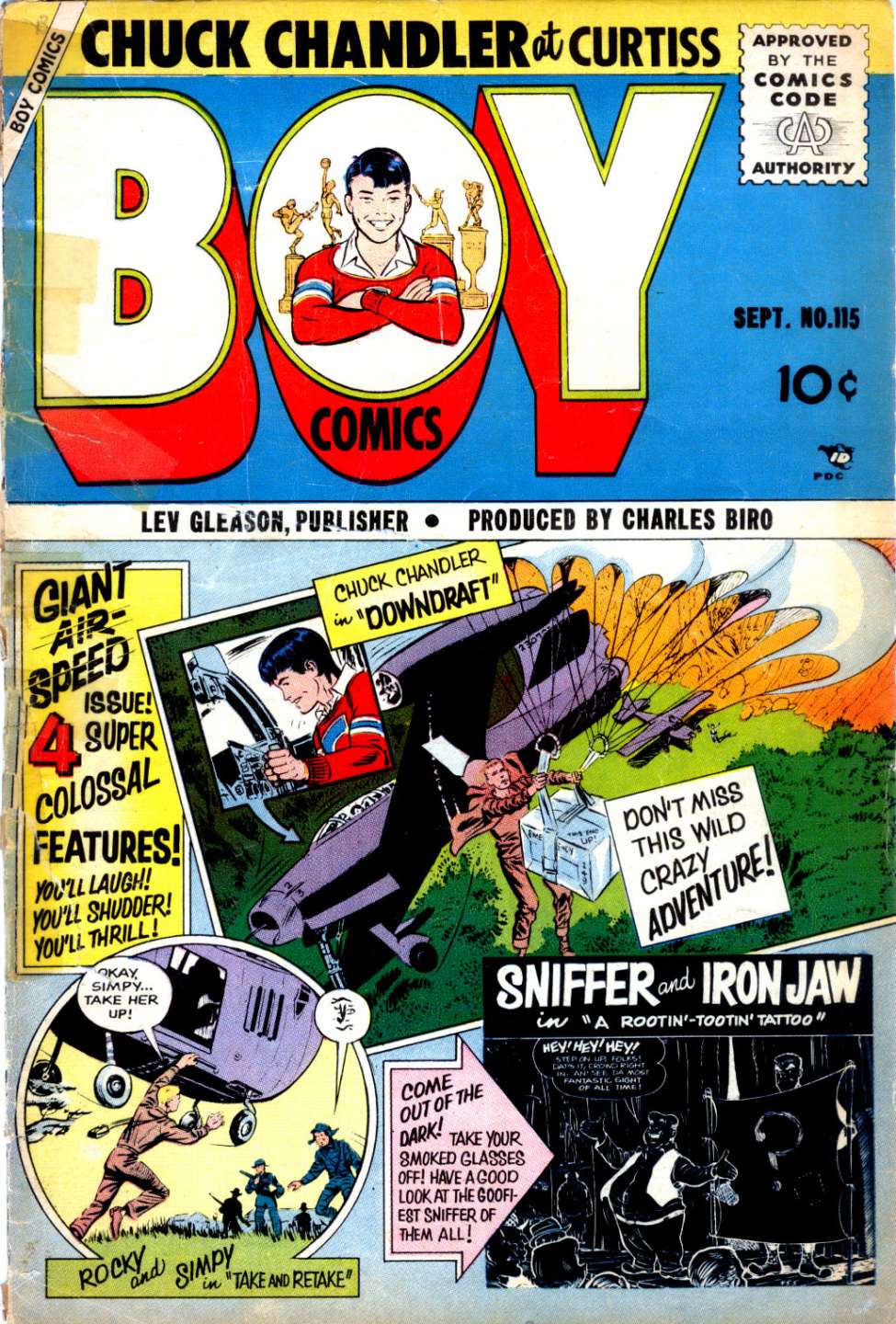 Comic Book Cover For Boy Comics 115