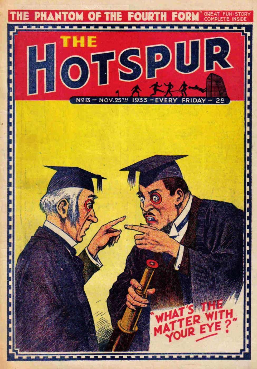 Comic Book Cover For The Hotspur 13
