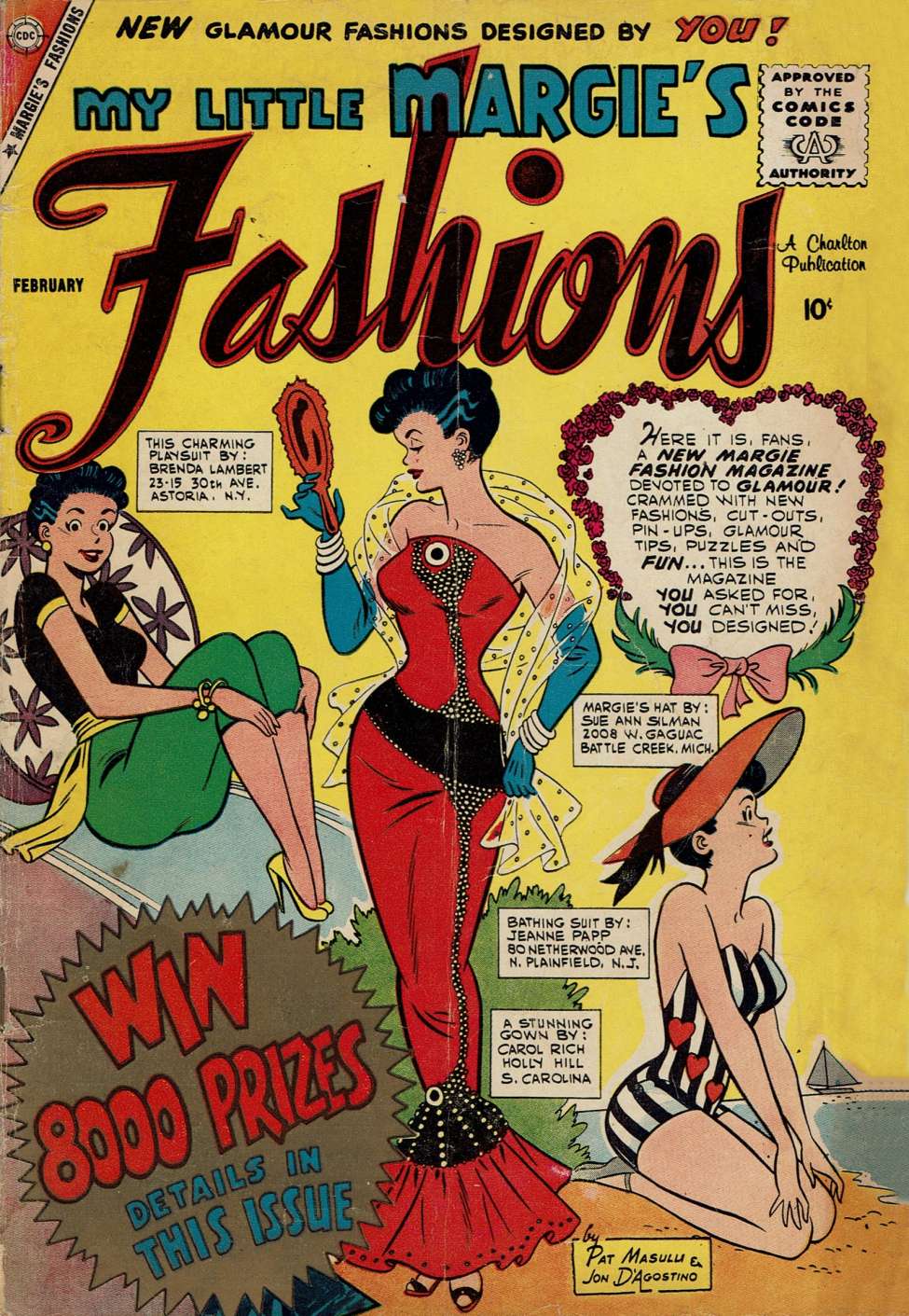 Comic Book Cover For My Little Margie's Fashions 1