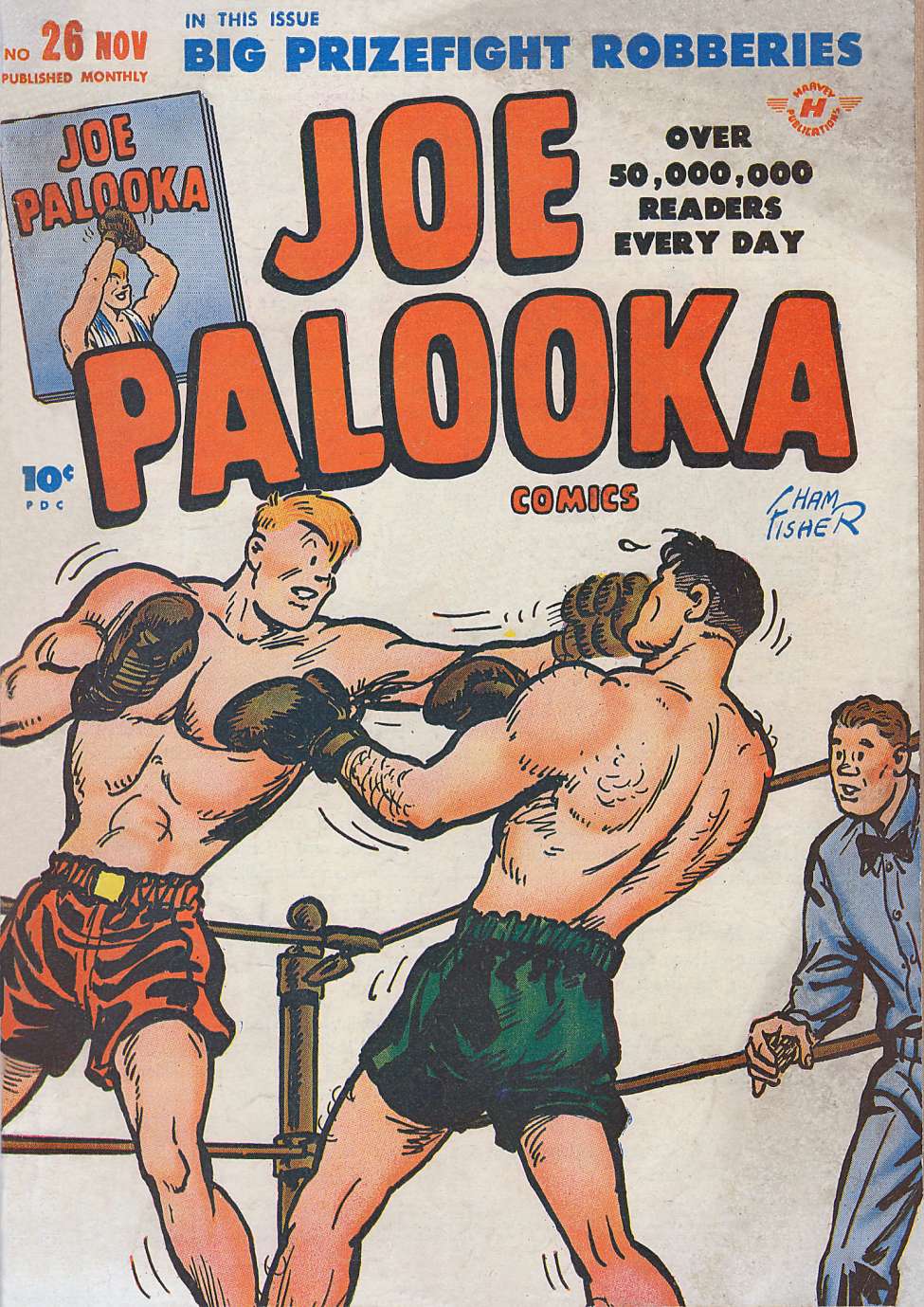 Comic Book Cover For Joe Palooka Comics 26
