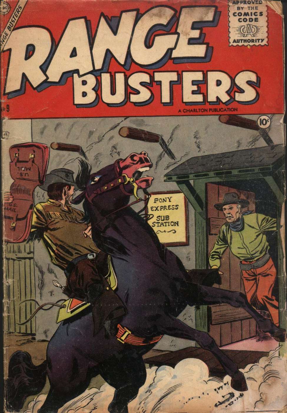 Comic Book Cover For Range Busters 9