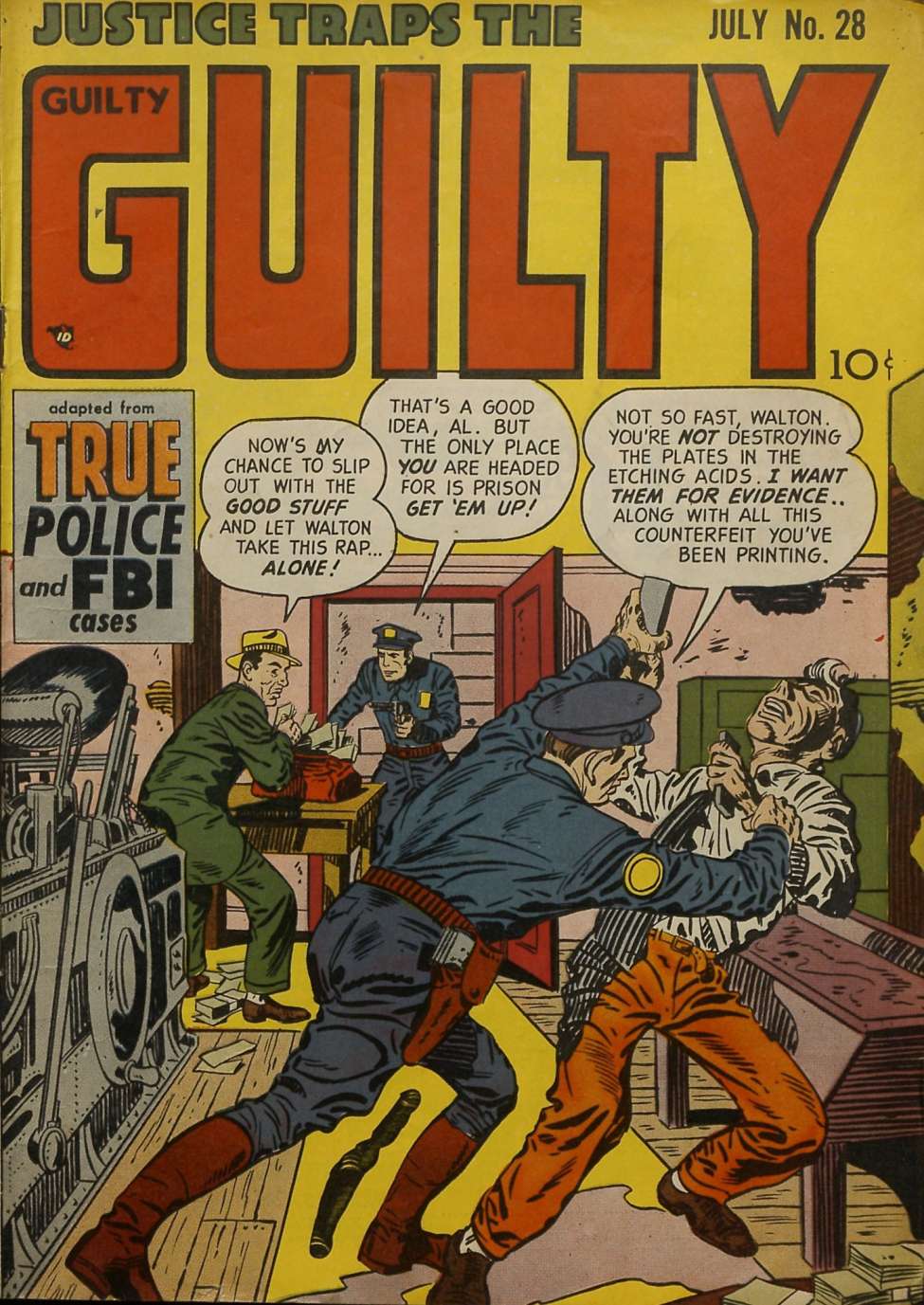 Book Cover For Justice Traps the Guilty 28 - Version 1