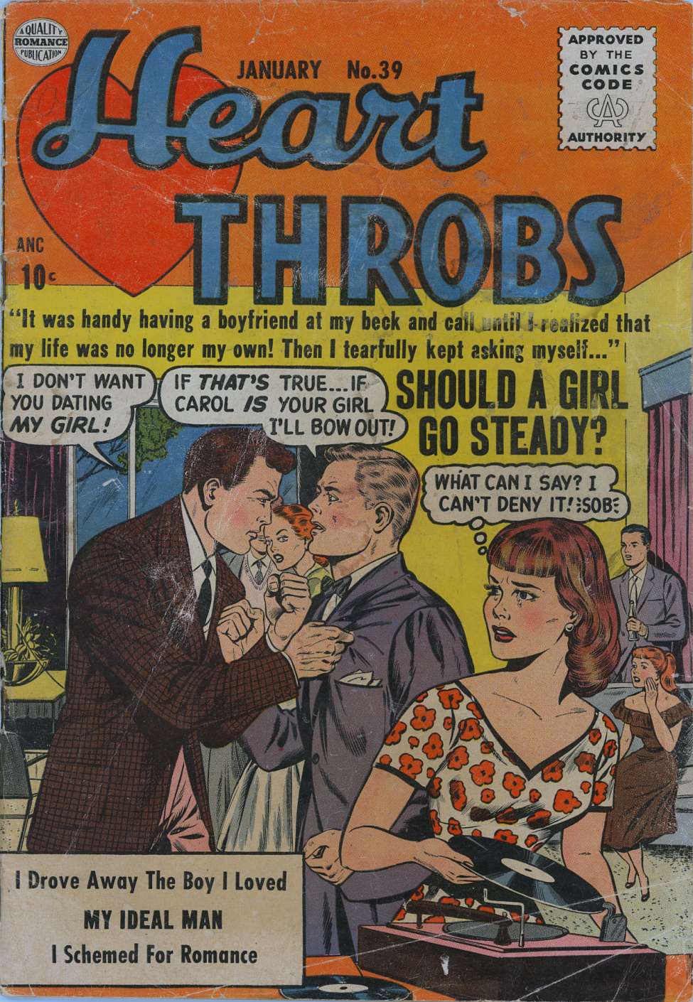 Book Cover For Heart Throbs 39
