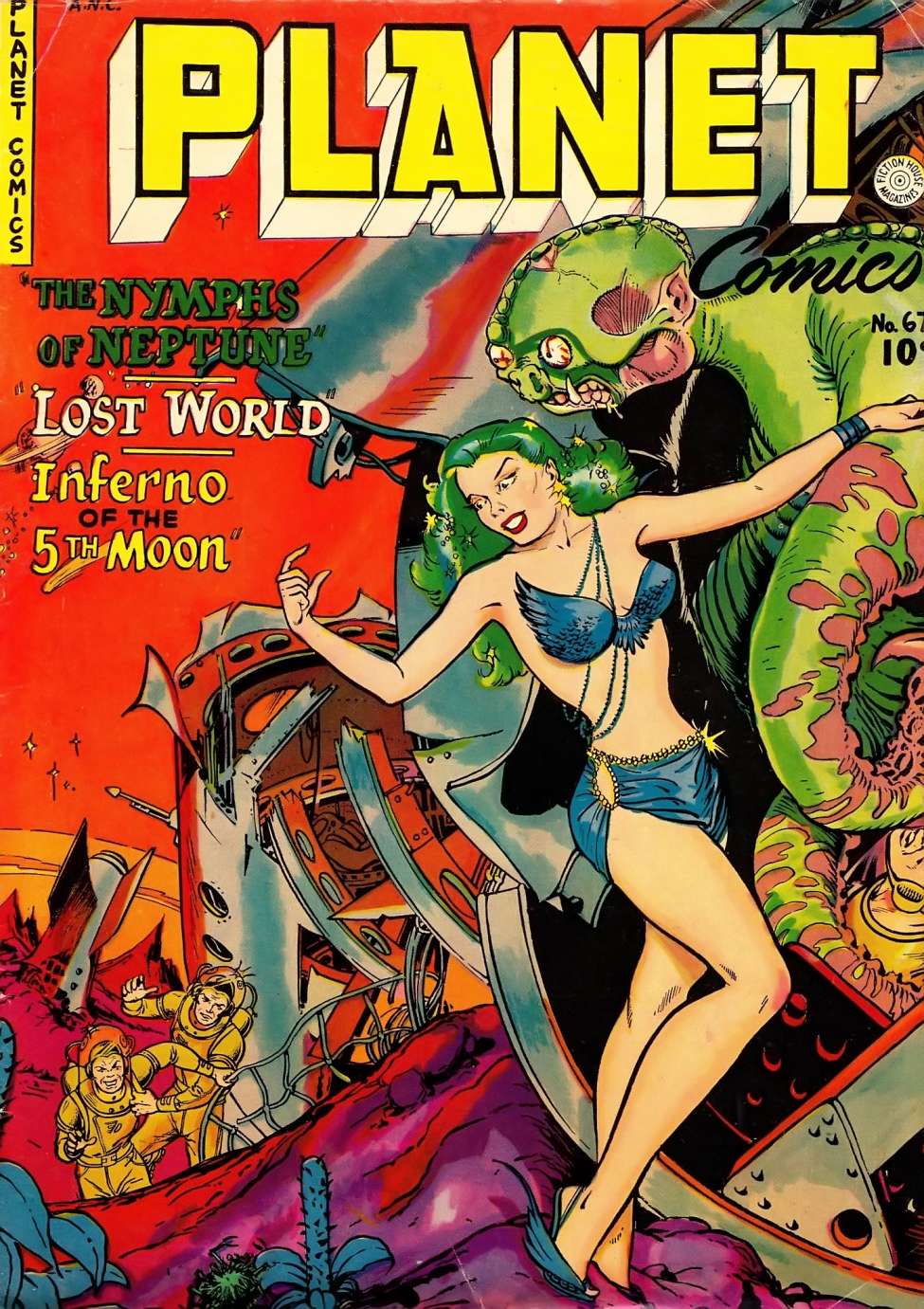 Comic Book Cover For Planet Comics 67 - Version 2