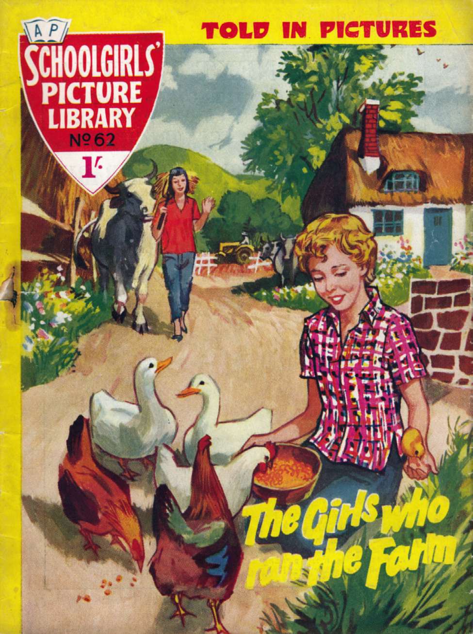 Comic Book Cover For Schoolgirls' Picture Library 62 - The Girls Who Ran The Farm