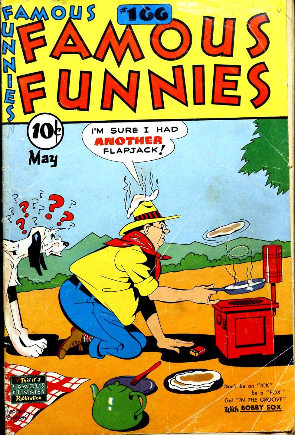 Comic Book Cover For Famous Funnies 166