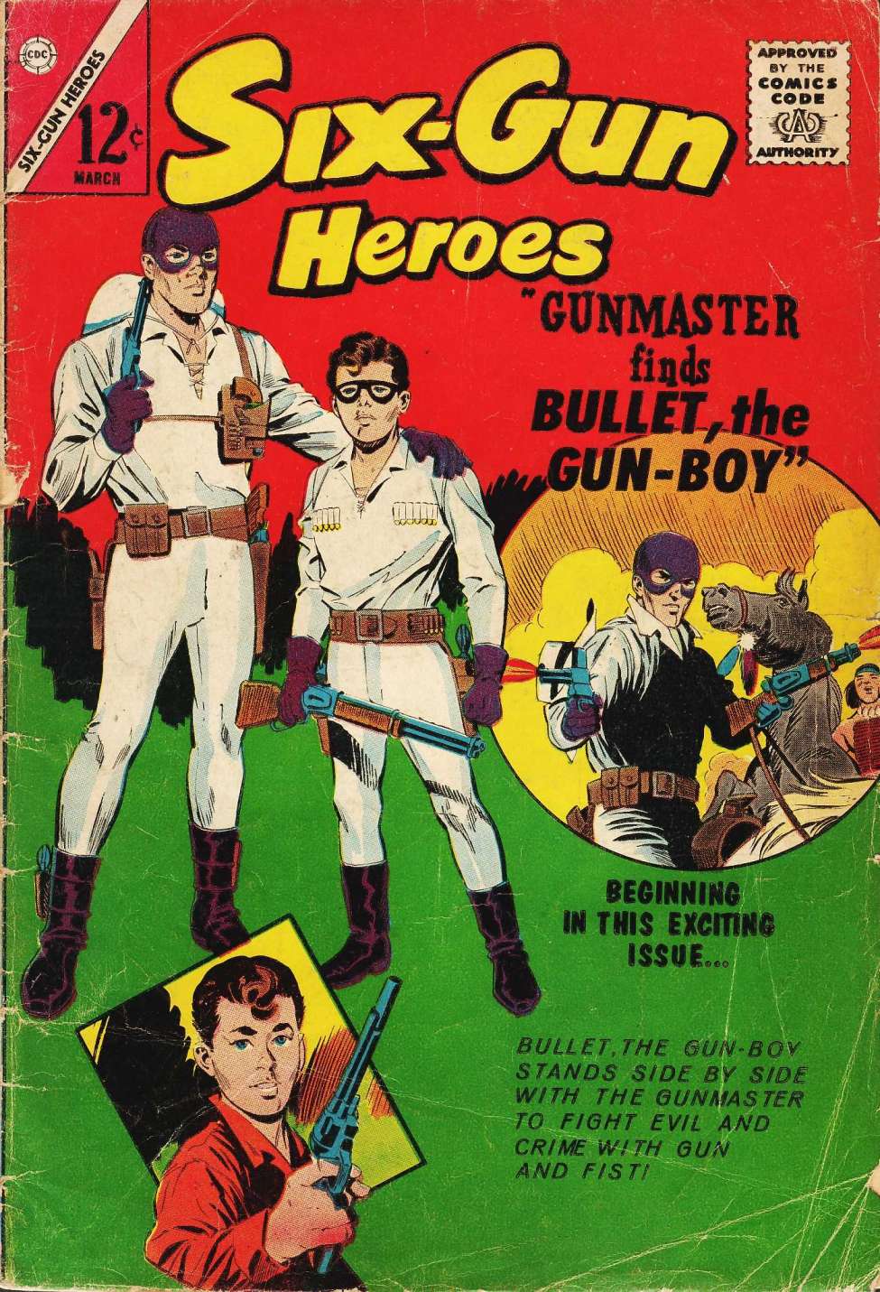 Comic Book Cover For Six-Gun Heroes 79