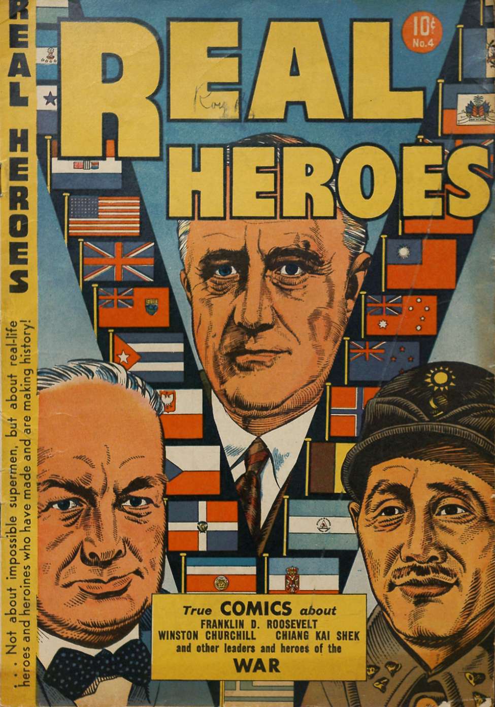 Book Cover For Real Heroes 4
