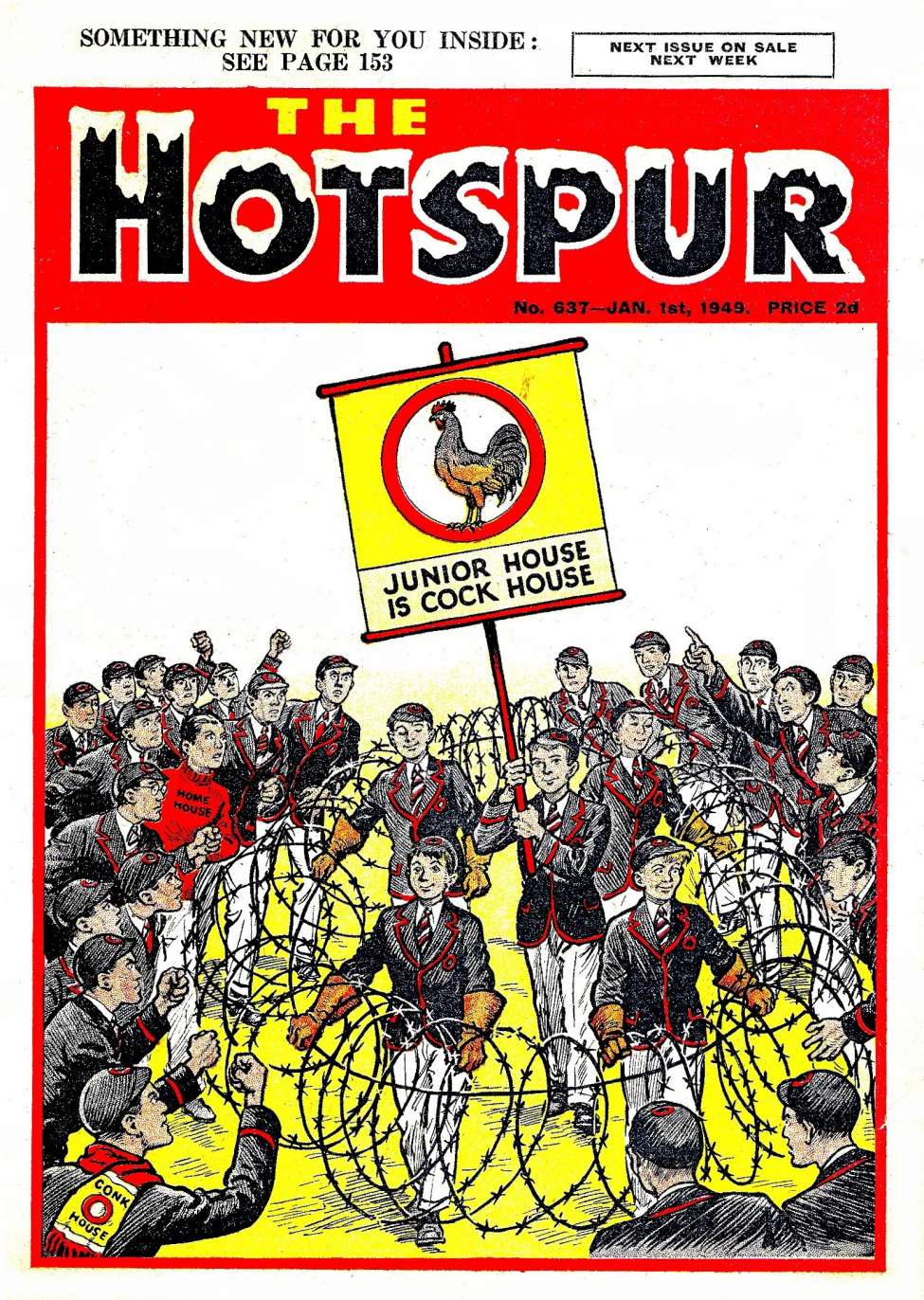 Comic Book Cover For The Hotspur 637