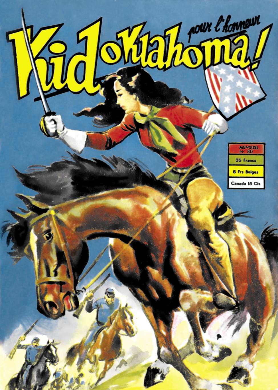 Comic Book Cover For Kid Oklahoma 30