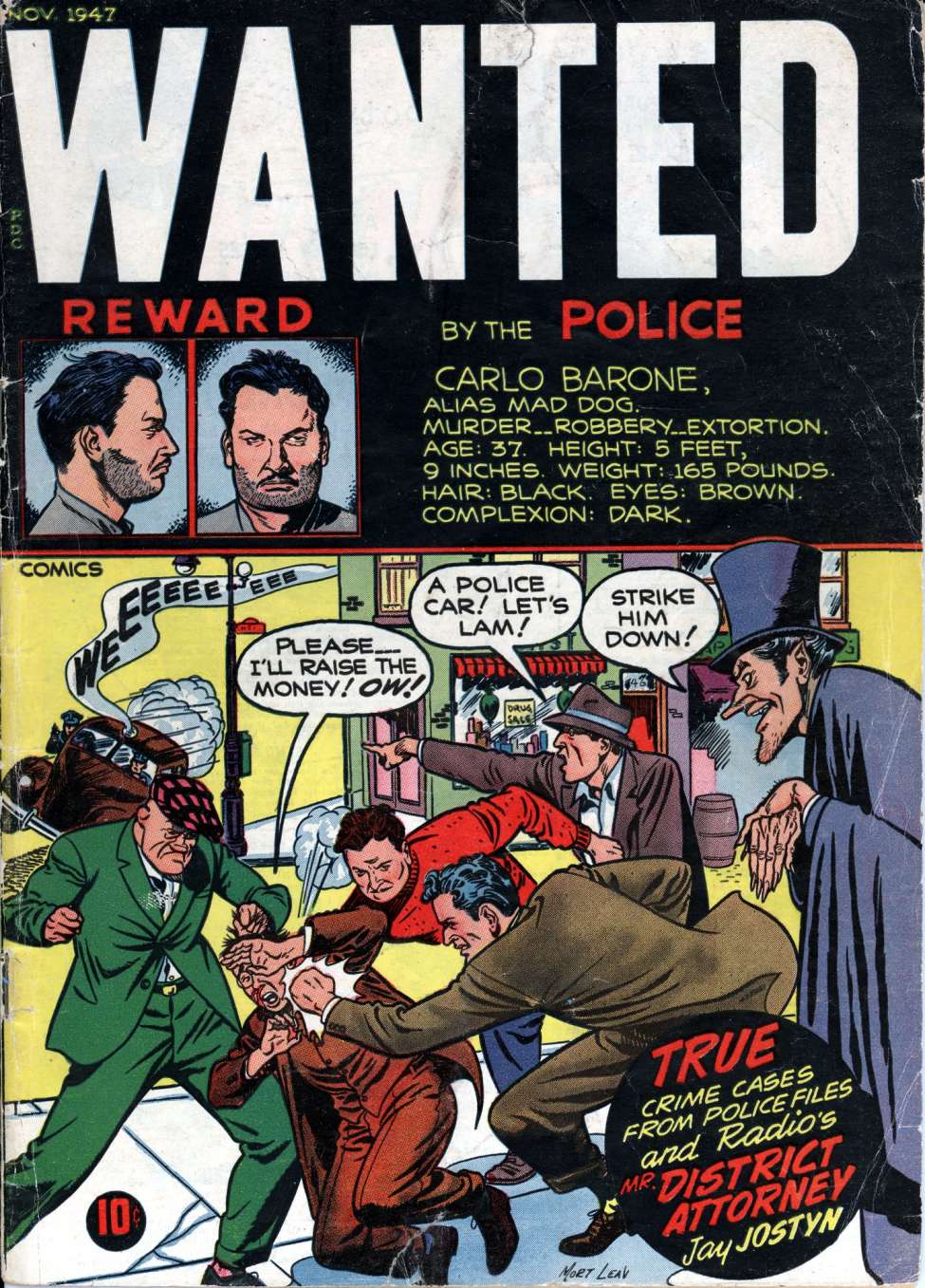 Comic Book Cover For Wanted Comics 10