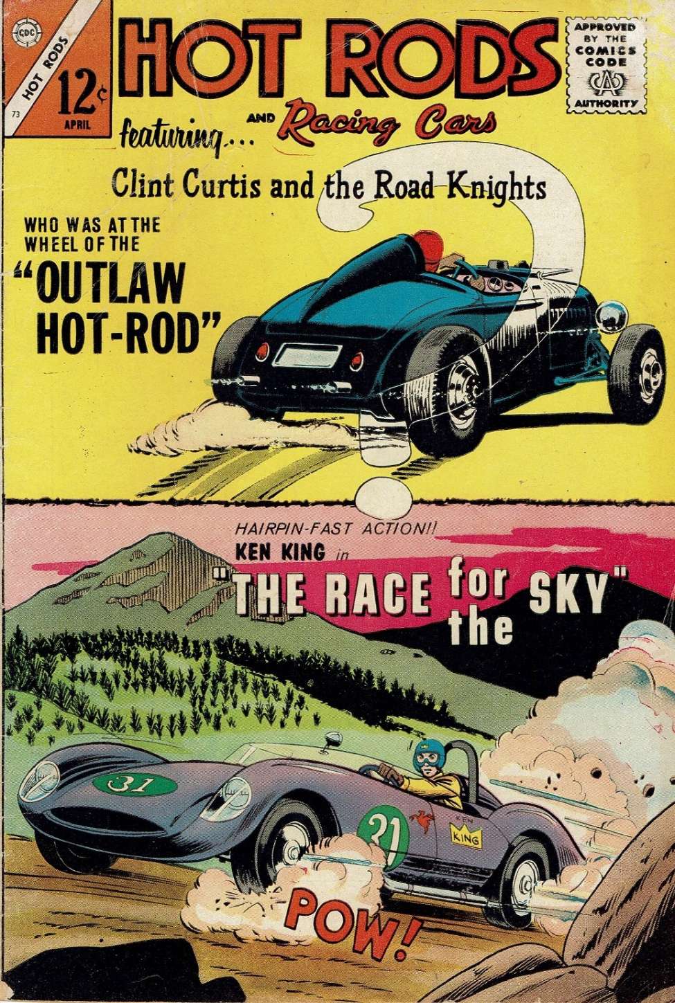 Book Cover For Hot Rods and Racing Cars 73