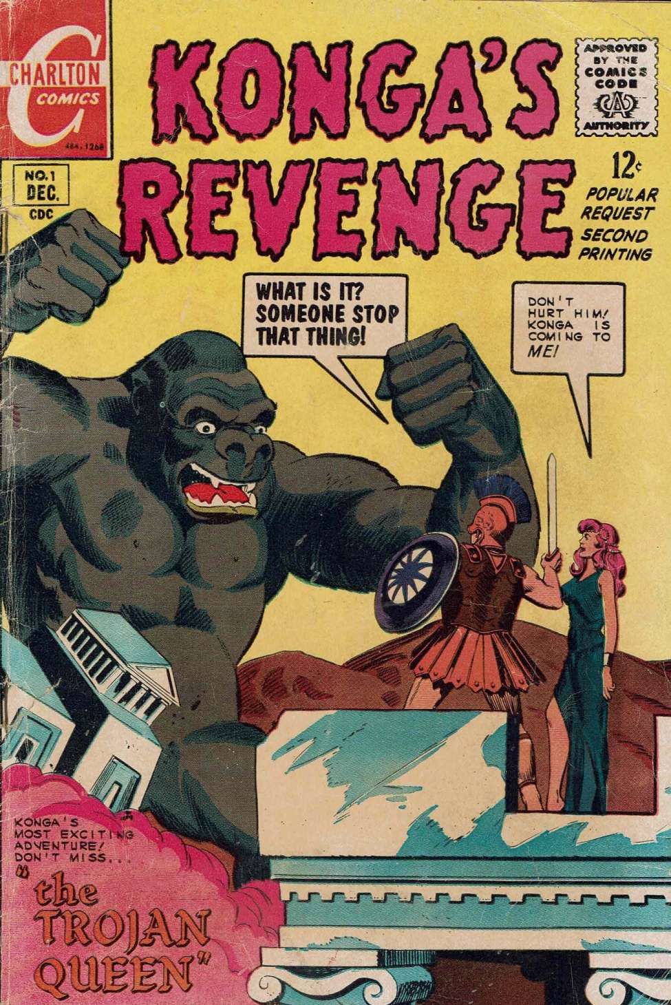 Comic Book Cover For Konga's Revenge 1