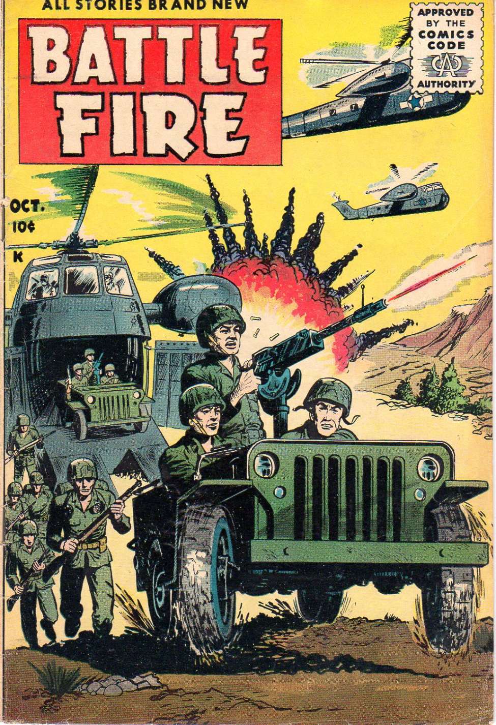 Comic Book Cover For Battle Fire 4