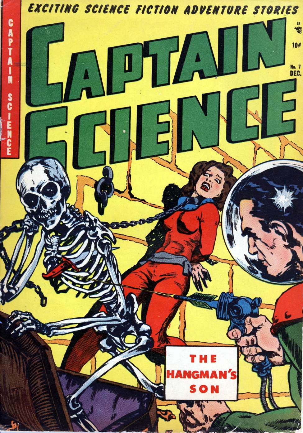 Comic Book Cover For Captain Science 7