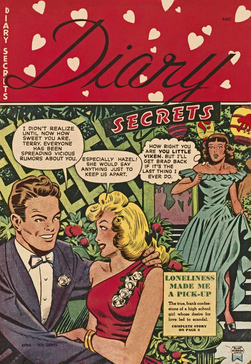Comic Book Cover For Diary Secrets 2
