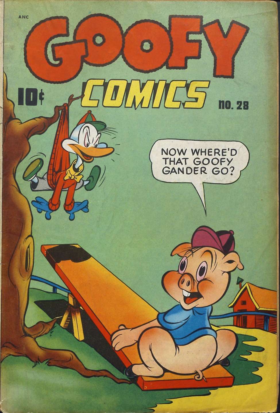 Comic Book Cover For Goofy Comics 28