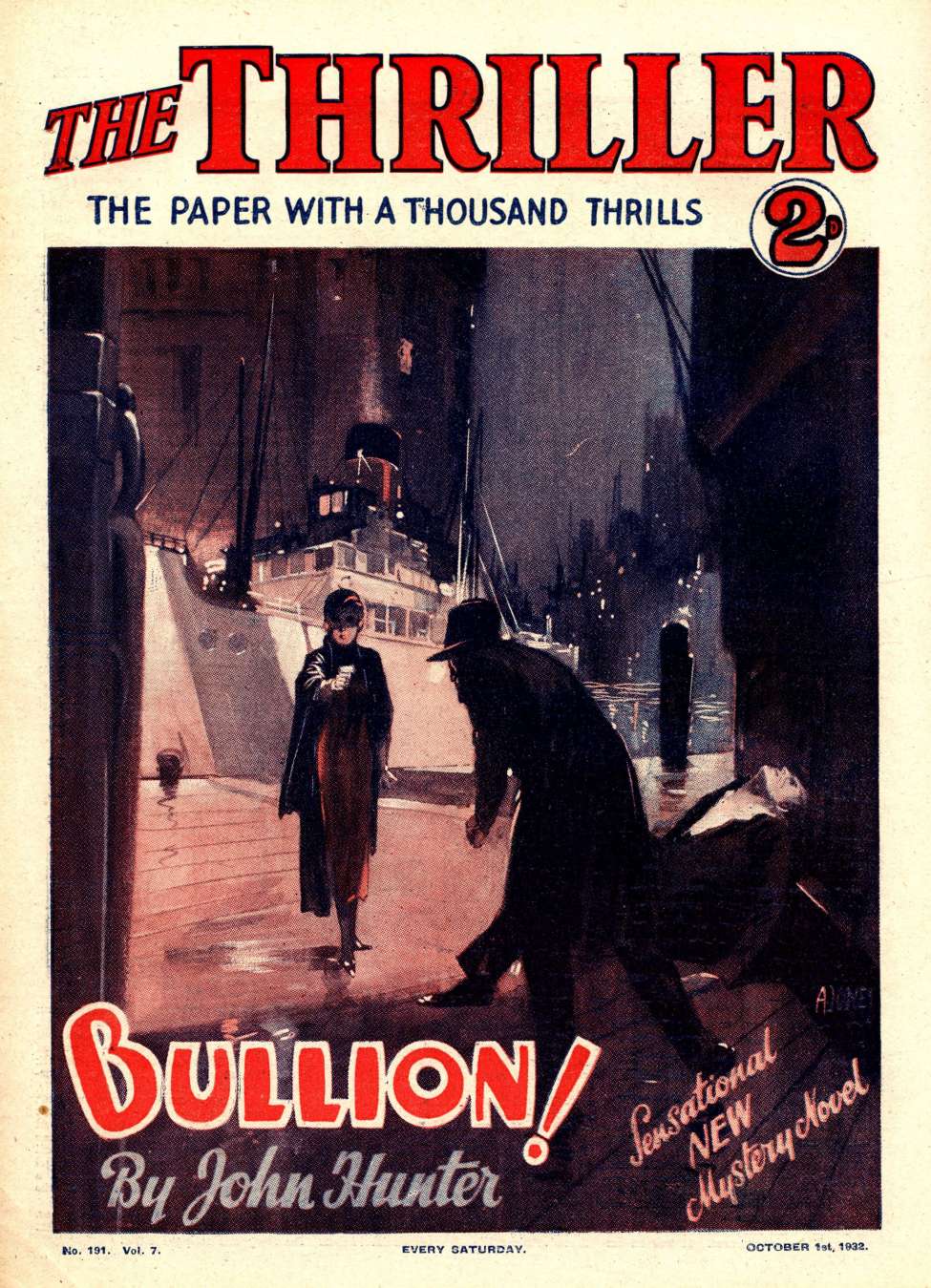 Book Cover For The Thriller 191