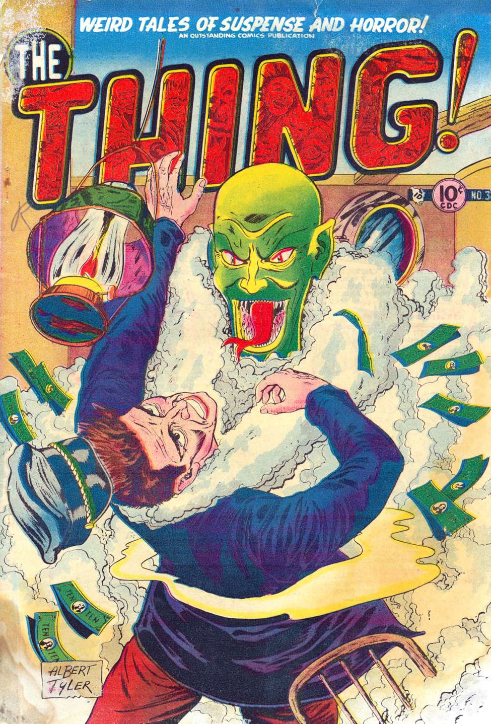 Comic Book Cover For The Thing 3