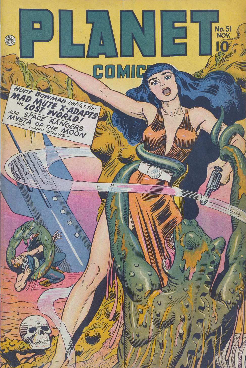 Comic Book Cover For Planet Comics 51 - Version 2