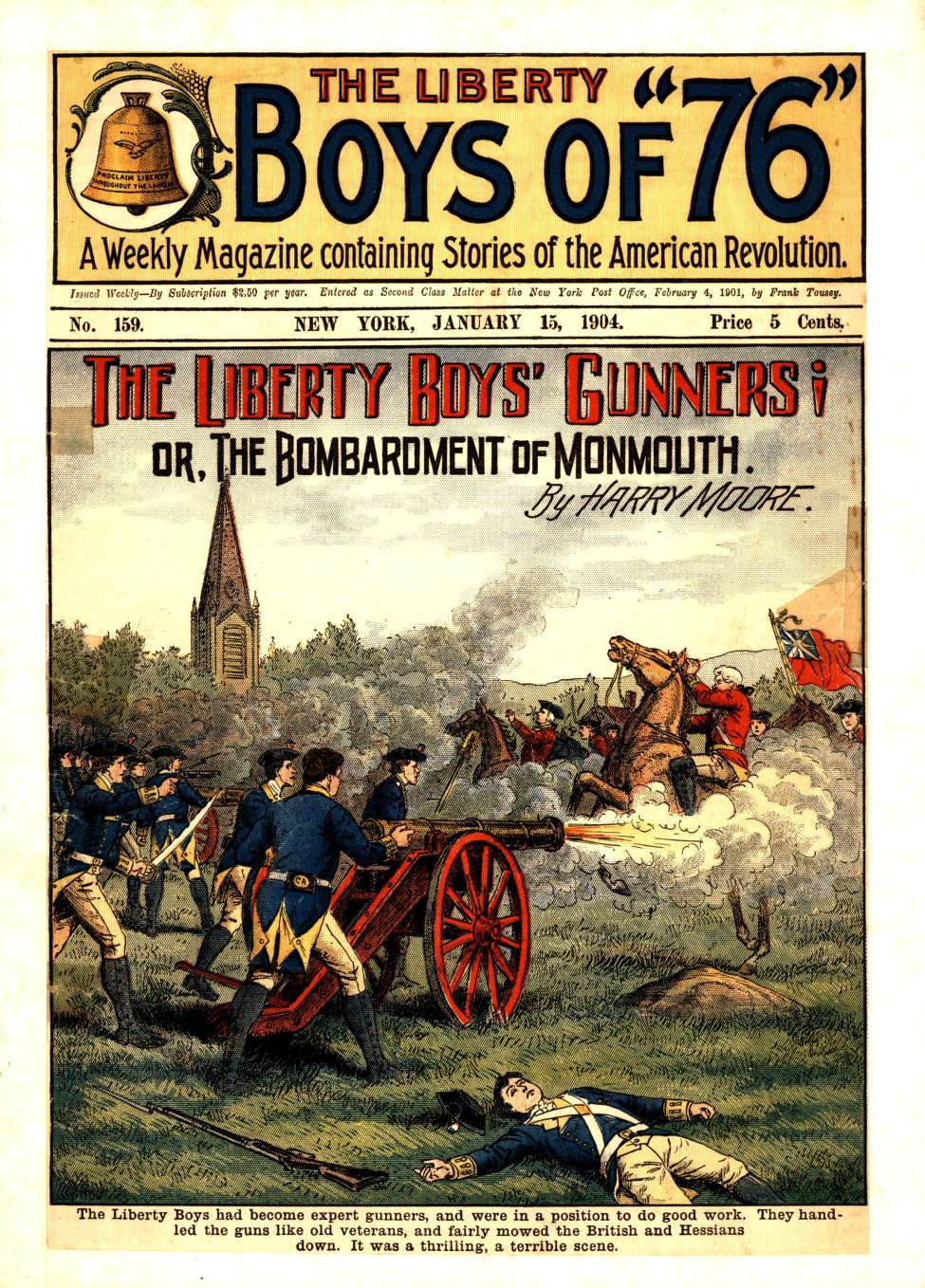 Book Cover For The Liberty Boys of 76 159 - The Liberty Boys' Gunners