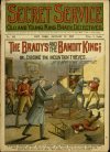 Cover For Secret Service 156 - The Bradys and the Bandit King
