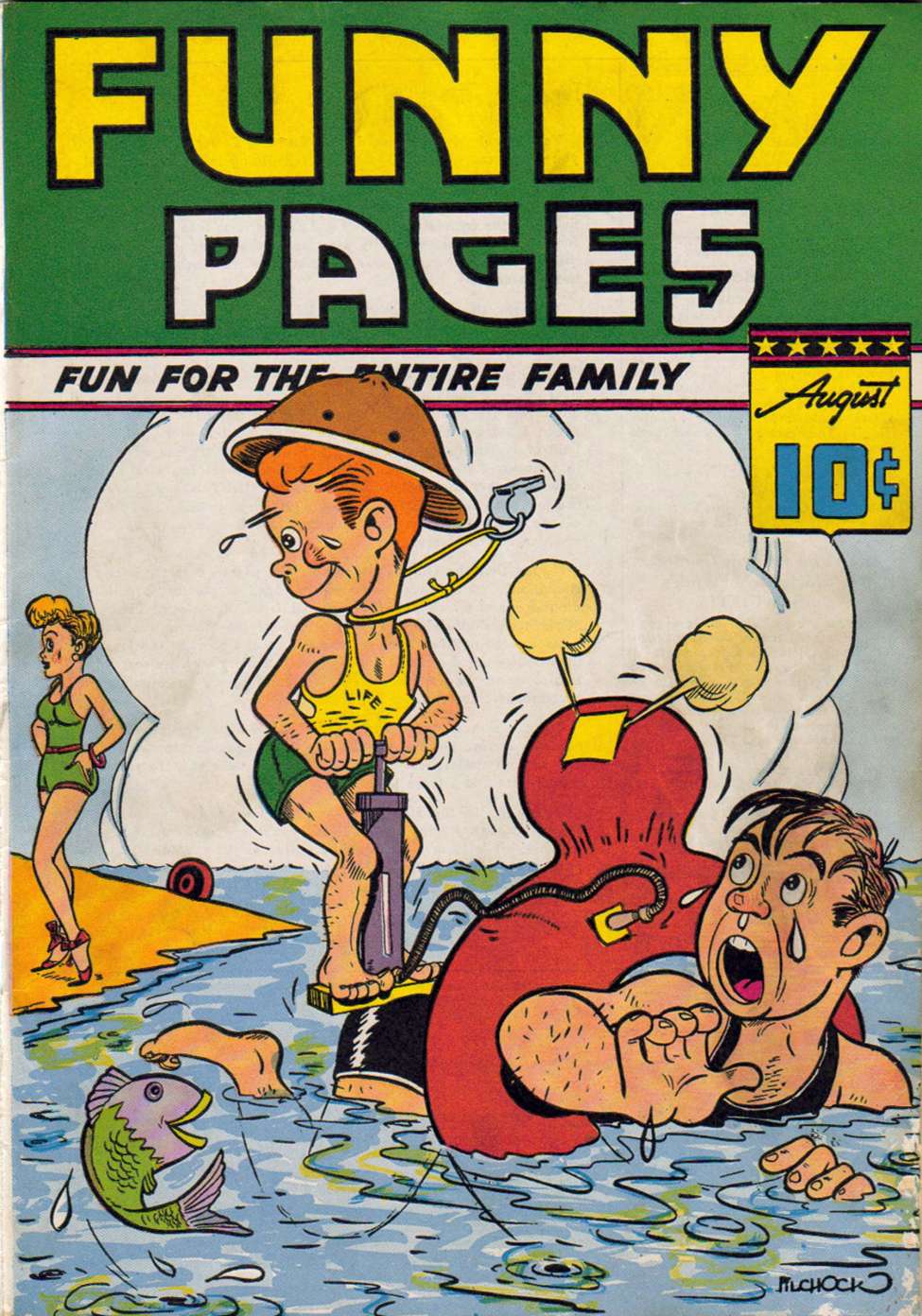 Comic Book Cover For Funny Pages v3 6