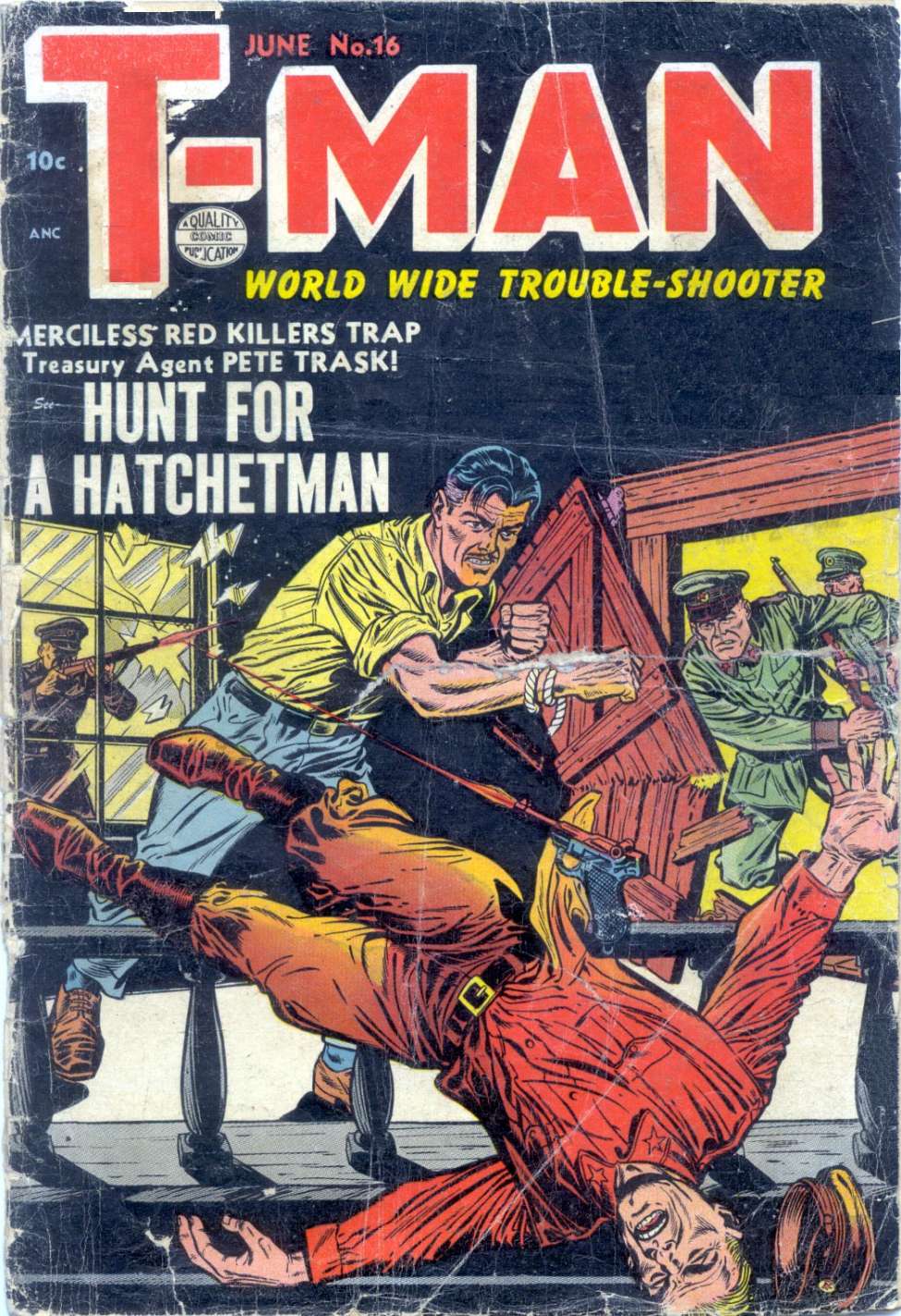 Comic Book Cover For T-Man 16