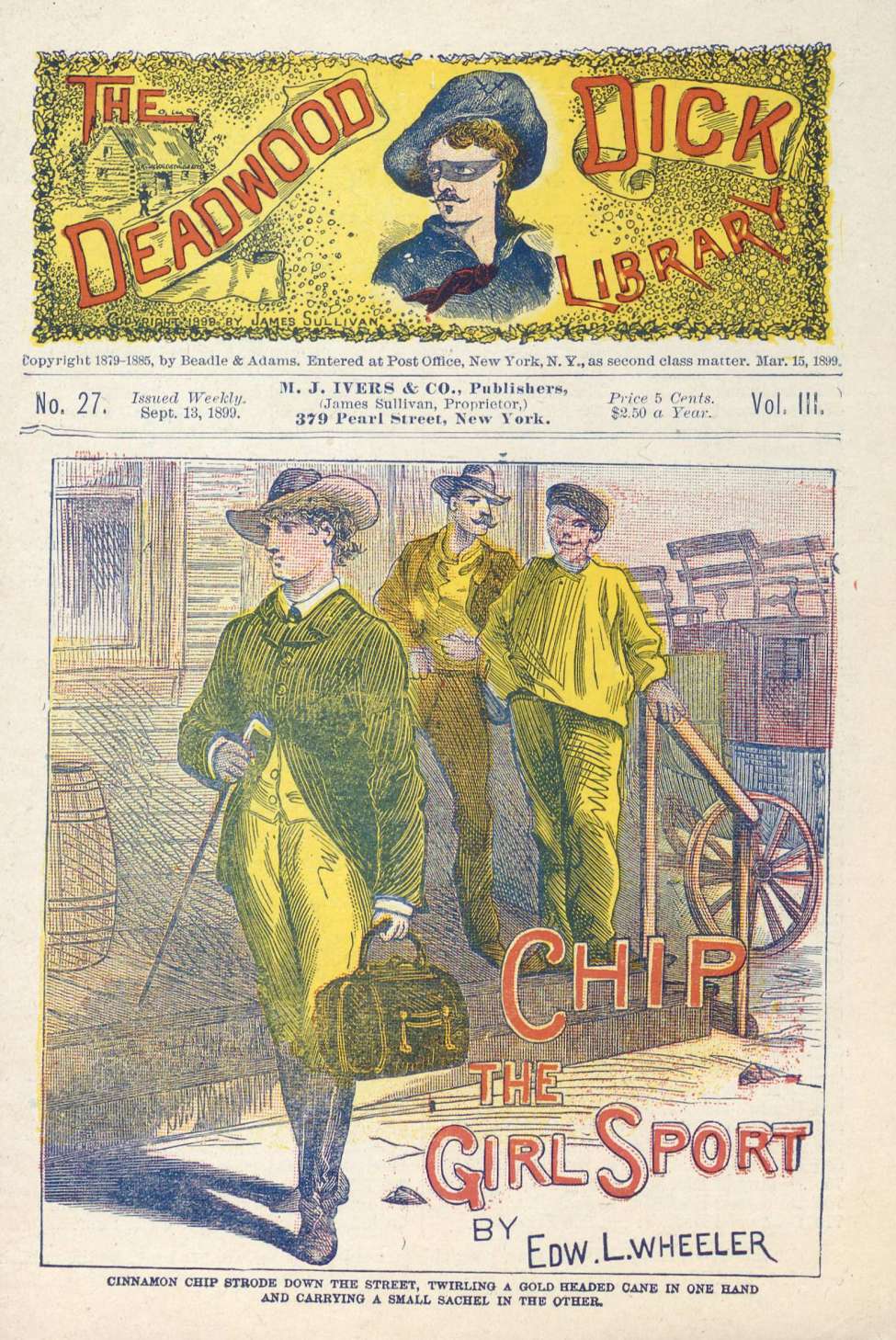 Book Cover For Deadwood Dick Library v2 27 - Chip, the Girl Sport