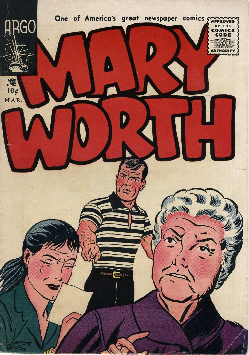 Comic Book Cover For Mary Worth 1