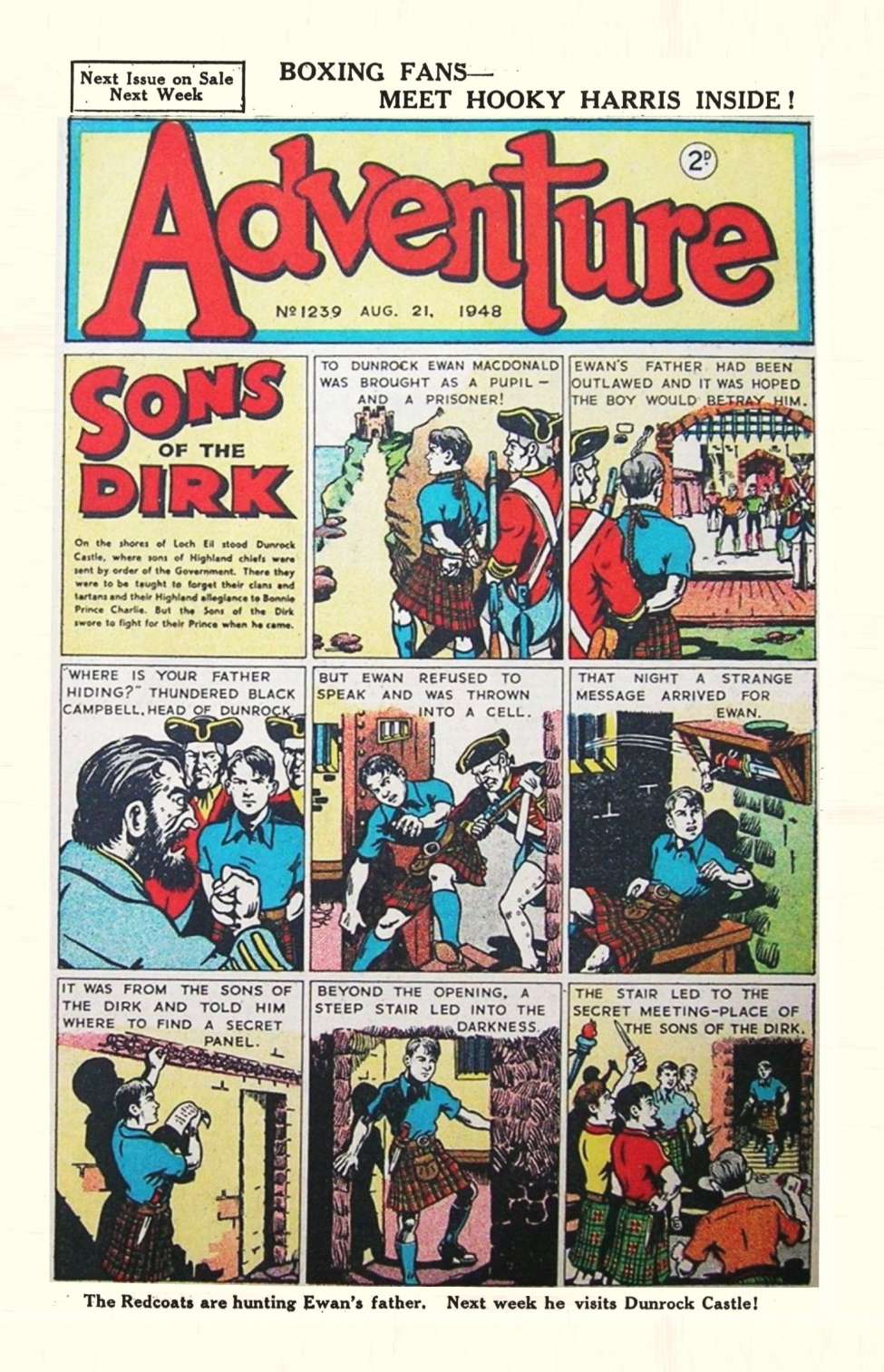 Comic Book Cover For Adventure 1239