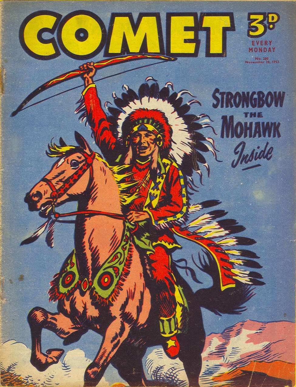 Comic Book Cover For The Comet 280