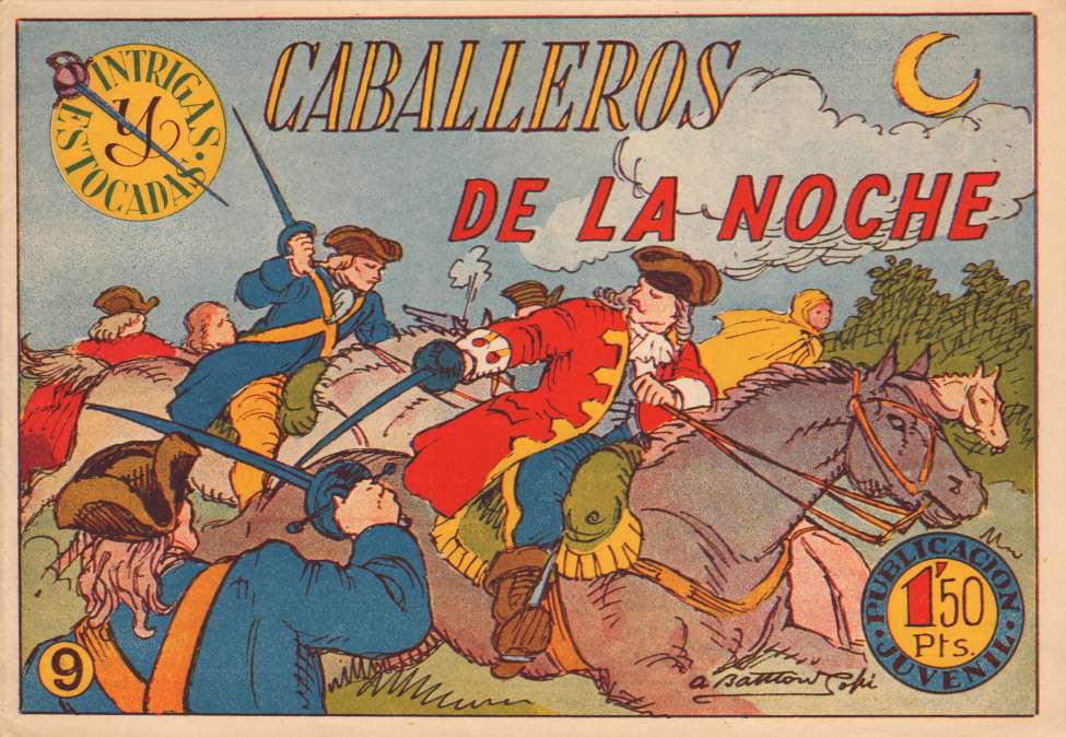 Comic Book Cover For Intrigas y Estocadas 9 - Caballeros de la Noche