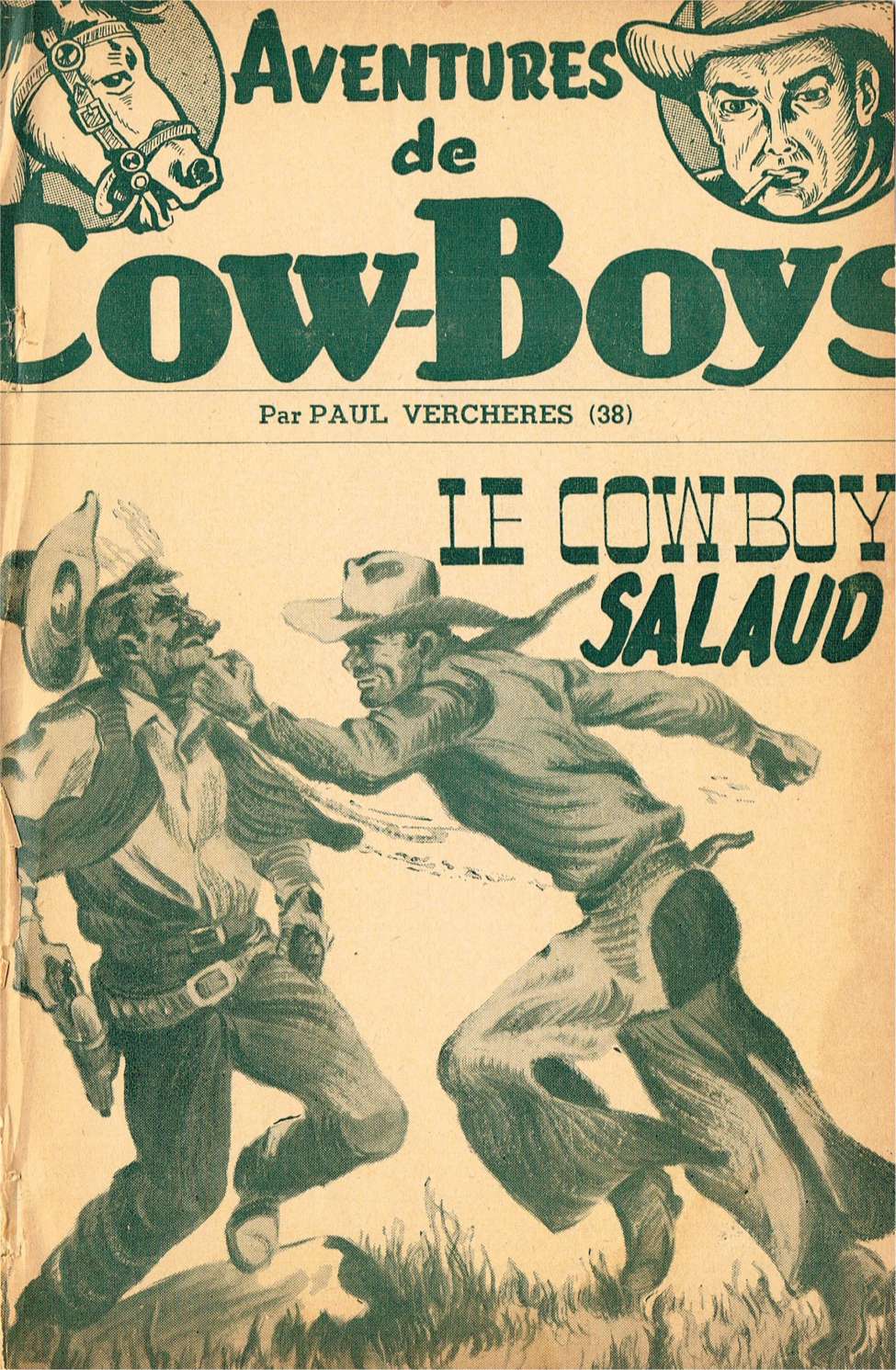 Book Cover For Aventures de Cow-Boys 38 - Le Cow-Boy Salaud