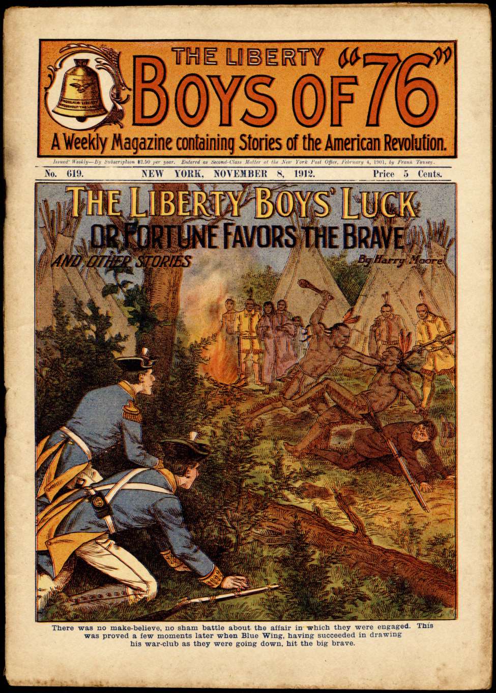 Book Cover For The Liberty Boys of 76 619 - The Liberty Boys' Luck