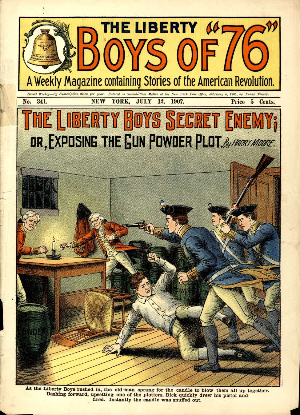 Book Cover For The Liberty Boys of 76 341 - The Liberty Boys' Secret Enemy