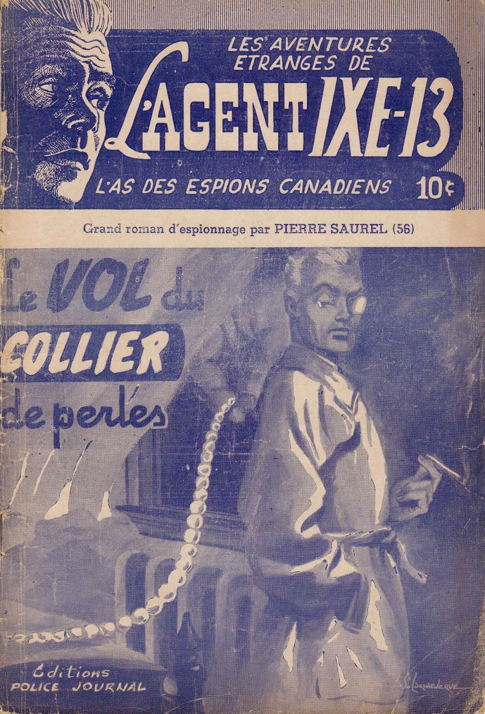 Comic Book Cover For L'Agent IXE-13 v2 56 - Le vol du collier de perles