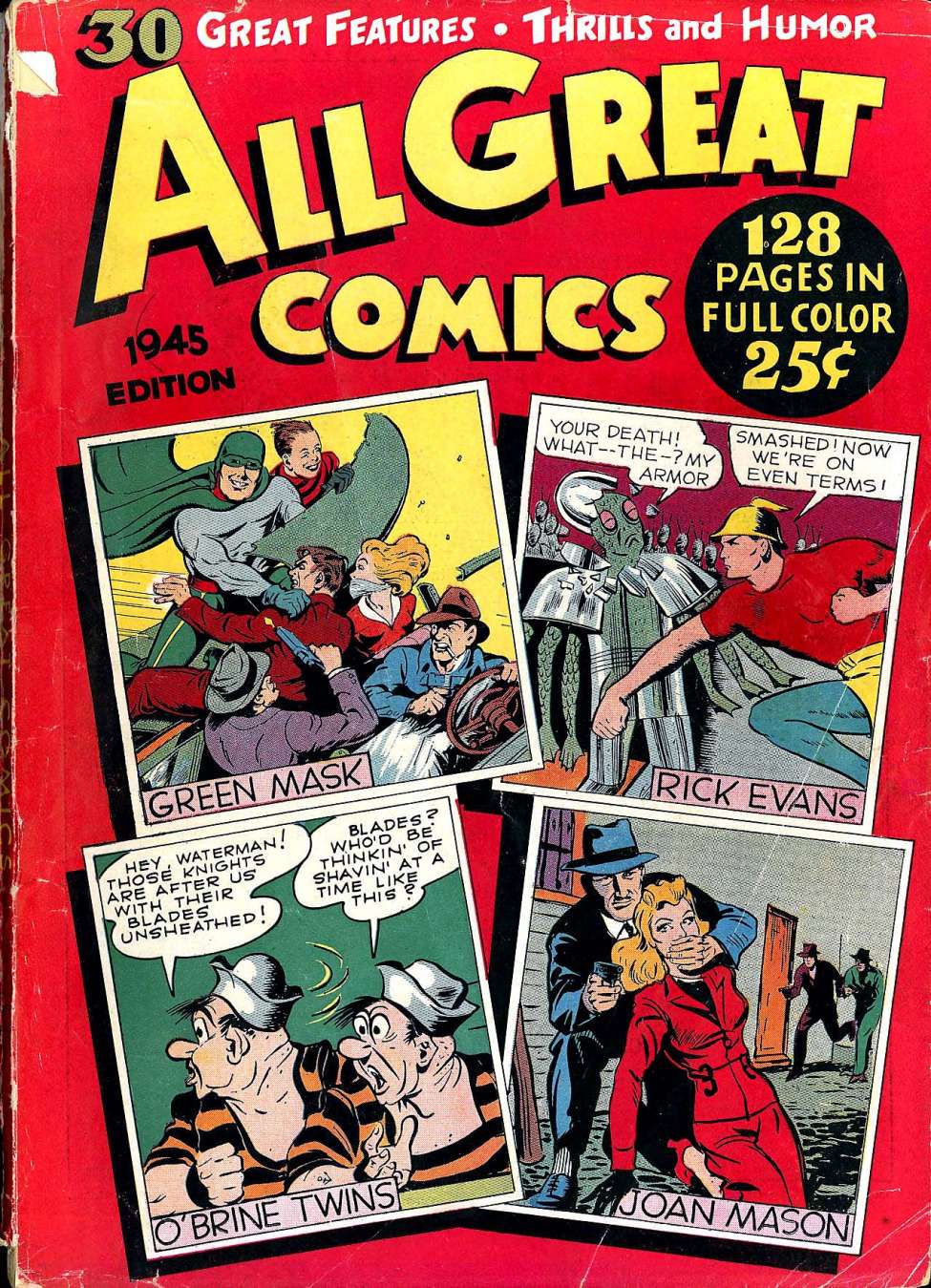 Comic Book Cover For All Great Comics 1945 pt1 - Version 1