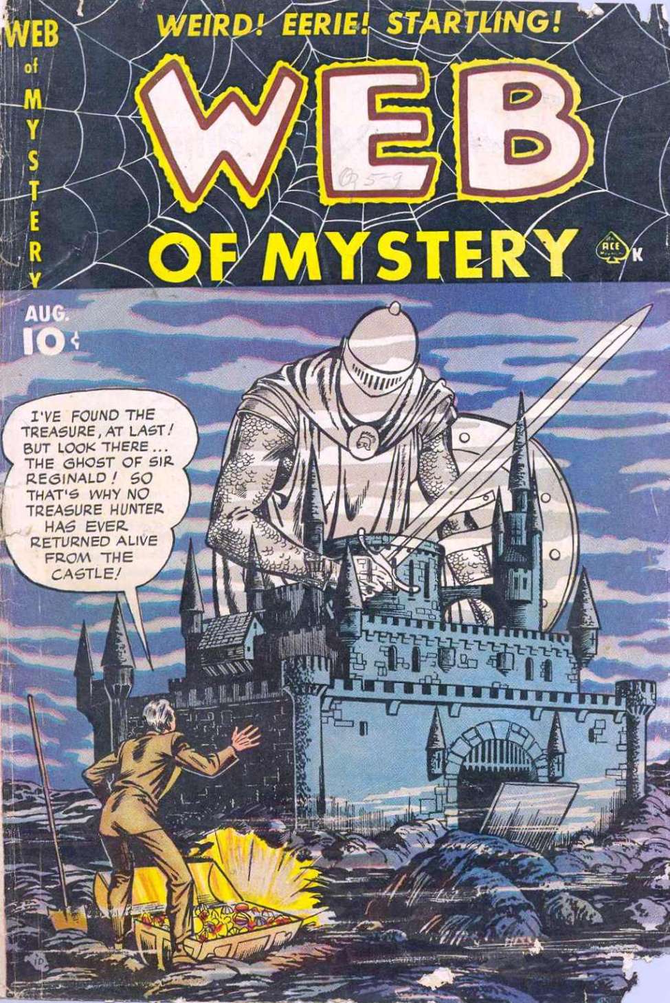 Comic Book Cover For Web of Mystery 4